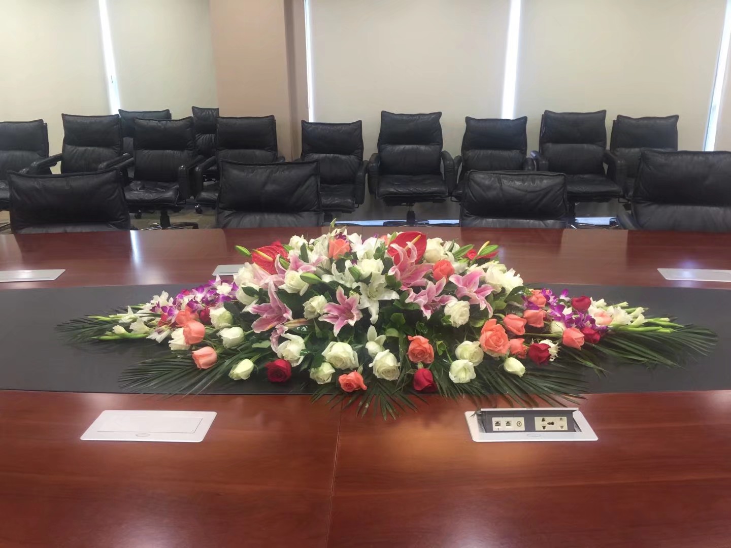 会议桌花
